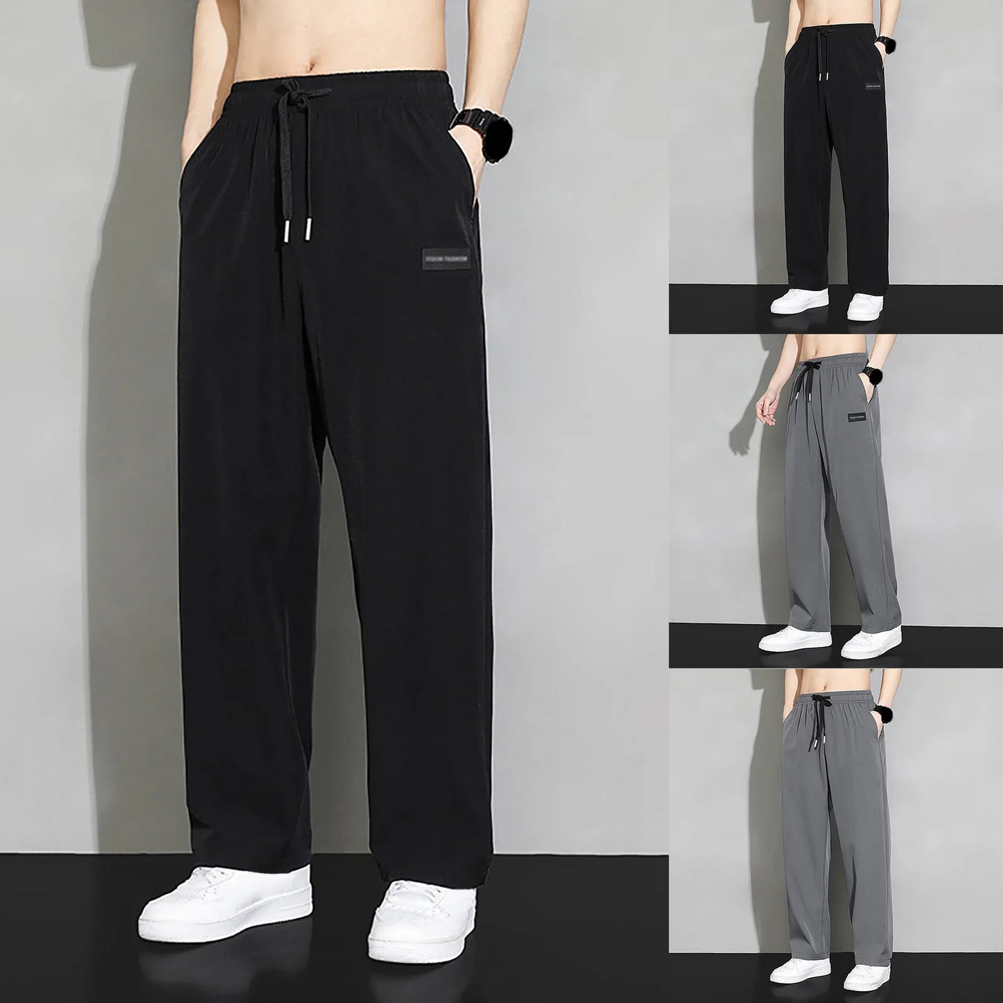 Man Pants Workwear Sweatpants Sportswear Gym Baggy Straight Summer Y2k Joggers Tracksuit Luxury Big-Size Trousers Pantalones