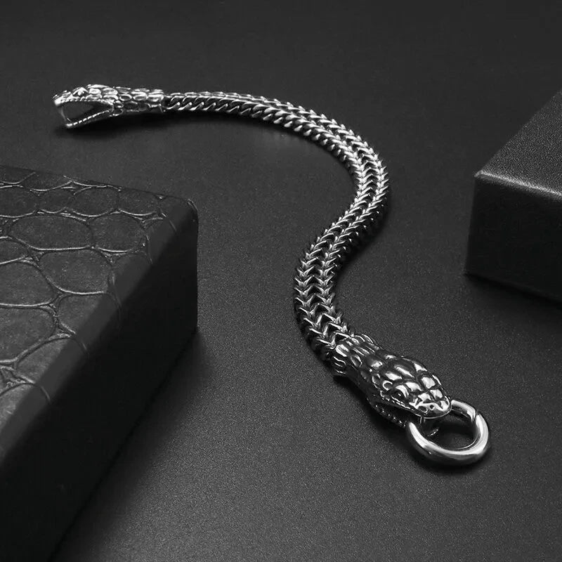 Zodiac Double Snake Bracelet